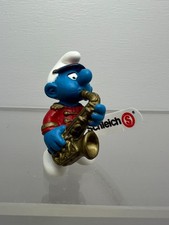 Figurine schtroumpfs musicien saxophone 20485