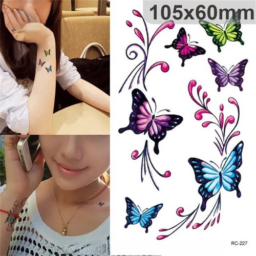 Tatouage temporaire papillons - temporaire,