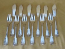 Couverts poisson 6 fourchettes