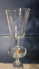 Set de 12 verres à liqueur sur pied "Flandres"  vintage  hauteur 10 cm