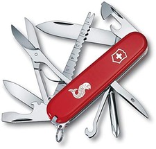 Couteau suisse Victorinox Fisherman 18 fonctions multi-outil de pêche rouge neuf