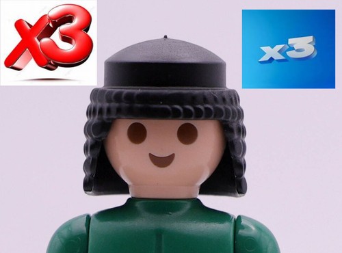 Playmobil perruques mailles - playmobil, x3