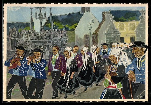 Carte postale artiste - carte,