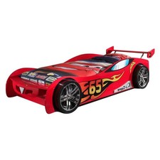 Lit Enfant Voiture "LeMans" 90x200cm Rouge