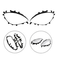 2PCS Headlight Lens Replacement Noir Trim Gaskets Pour 2005-2013 Corvette C6