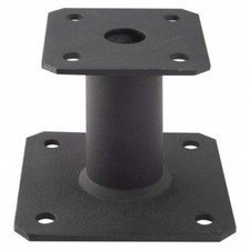 Pied de poteau fixe - sur platine - hauteur 100 mm - noir - PPA100PB SIMPSON St