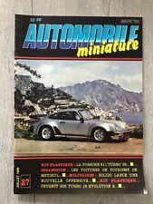 Magazine Automobile Miniature n°27 Juillet 1986 36 pages Sibur Solido 205 Turbo