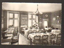 CHINON (37) HOSTELLERIE GARGANTUA , SALLE à MANGER en 1950