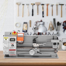 VEVOR Mini Tour À Métaux Précision 17,8X40,6 Cm 150-2500 Tr/Min Variable Continu