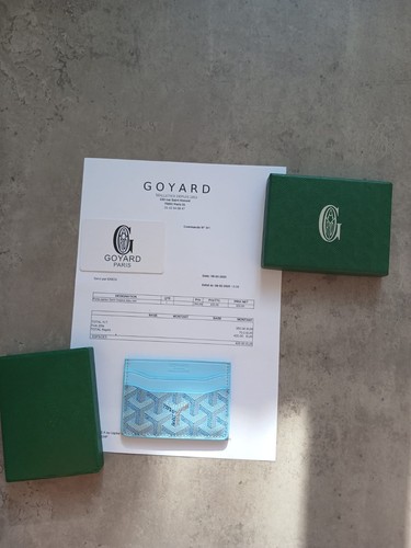 Goyard porte cartes - porte-cartes, bleu