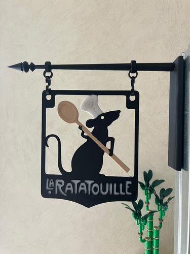 Enseigne ratatouille disney - enseigne, la