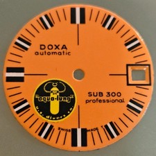 Doxa SUB 300 Blacklung dial 25.1mm - refinished - fit ETA 2472 - lume on request
