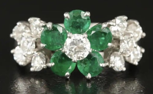 Cartier platinum emerald - cartier,