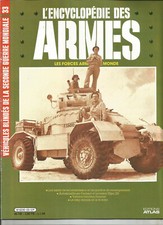 ENCYCLOPEDIE DES ARMES N°33 VEHICULES BLINDES DE LA SECONDE GUERRE MONDIALE