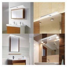 Applique Miroir Bain LED 5W Lampe Mur 30cm Lumière 4000K Métal Chromé PV