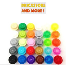 Lego - Round Plate Plaque Ronde 1x1 4073 - Choose color. 