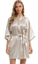 Kimono femme satin mariage - kimono,