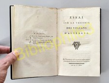 MONTLOSIER : Essai sur la théorie des volcans d'Auvergne / 2nde Ed 1802 / relié