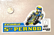 Autocollant/Sticker d époque Moto Ecurie Sté PERNOD ELF NOLAN   (modéle 4)