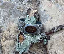 352v BAGUE DE POILU  TRÈFLE ARTISANAT DE TRANCHEE   WW1.