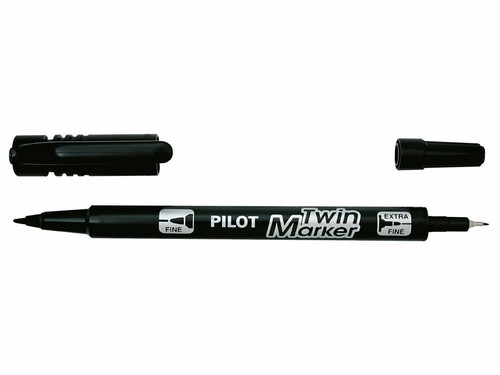 Lot feutres pilot twin - de,
