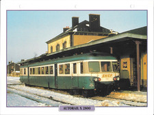 Train de légende FRANCE / AUTORAIL X 2800 / de 1957