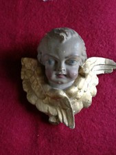 Sculpture, tête d'angelot