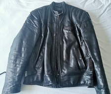 blouson cuir noir Harley Davidson , doublure qui se retire taille L