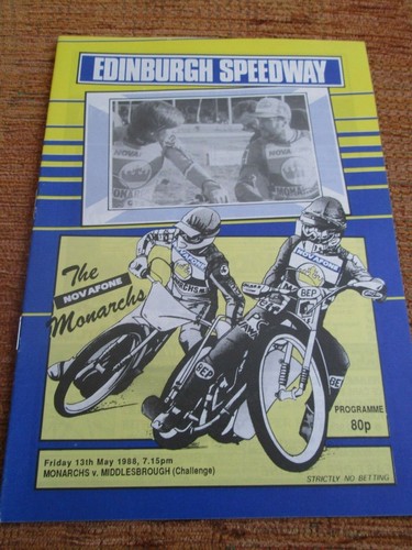 Programme speedway edimbourg - -,