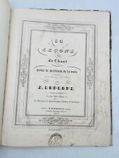 50 Leçons de chant pour le