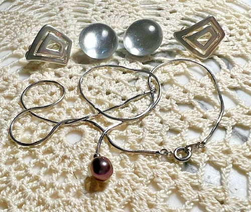 Lot bijoux collier perle - lot,