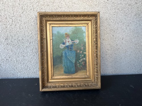 Tableau ancien xixe scène - xixe,