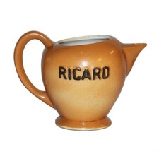 Ancien pichet publicitaire 1 litre des Ateliers de Céramiques RICARD