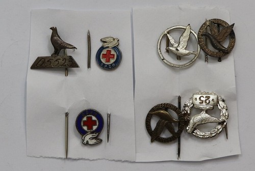 Pigeon badges croix rouge - pigeon, croix-rouge