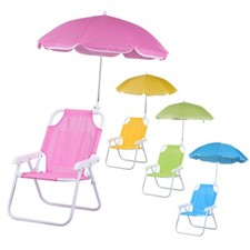 Chaise Pliable Pour Enfants Avec Parasol Réglable Et Portable