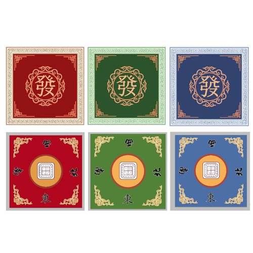 Tapis table mahjong - tapis,