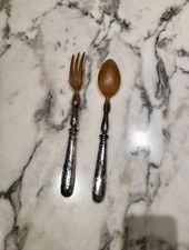 couverts a salade en metal