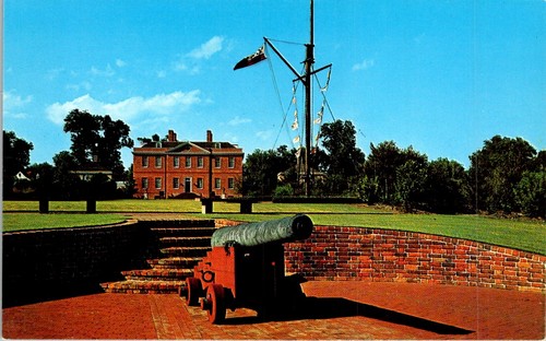 Tryon palace postcard - tryon, 1950s
