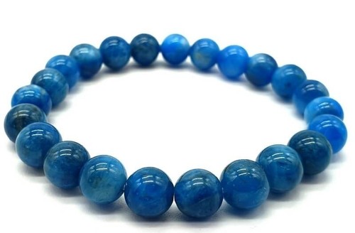 Bracelet apatite bleue 6 - bleue, ab