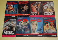 8 romans policiers San Antonio, Fleuve noir Special police et espionnage (lot 2)
