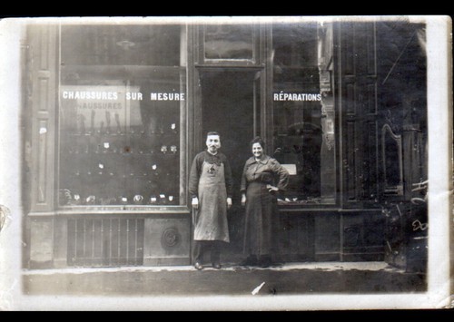 Devanture commerce chaussures - devanture, "chaussures