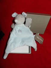 Doudou Semi Plat Souris Grise