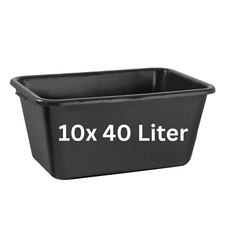 10X Bac À Mortier 40 Litres