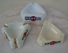 3 anciens cendriers céramique