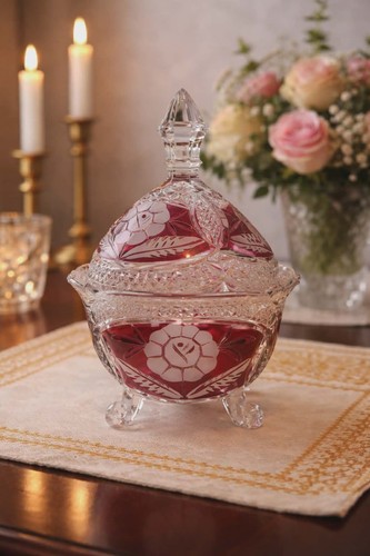 Bonbonnière cristal - en,