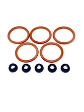 Jeu de joints Saeco 5 x piston de groupe de brassage à joint torique et 5 x r...