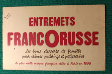 ENTREMETS FRANCORUSSE - LES BONS DESSERTS DE FAMILLE - VIEILLE MARQUE DE 1896