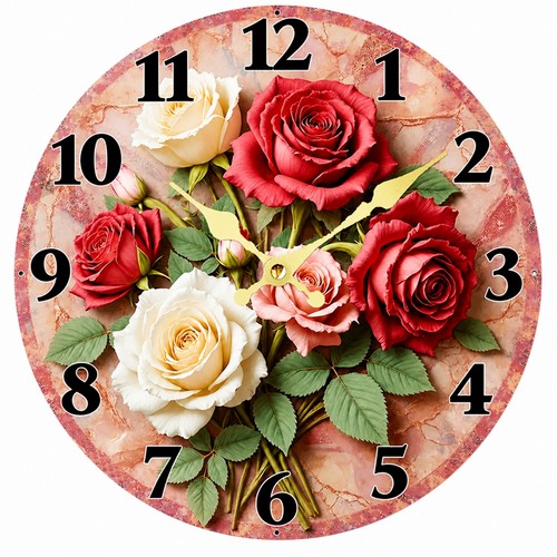 Horloge quartz élégante - à,