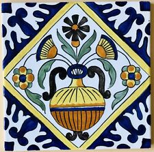 Carreau en faïence Desvres Géo Martel décor Rouen