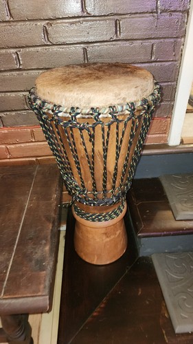 West african djembe drum made - west,
